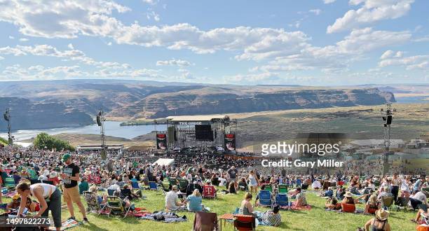 General view of the atmosphere at Gorge Amphitheatre on June 11, 2023 in George, Washington.
