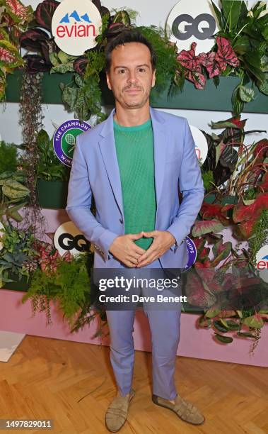 Andrew Scott attends the GQ x evian private lunch at Wimbledon on July 4, 2023 in London, England.