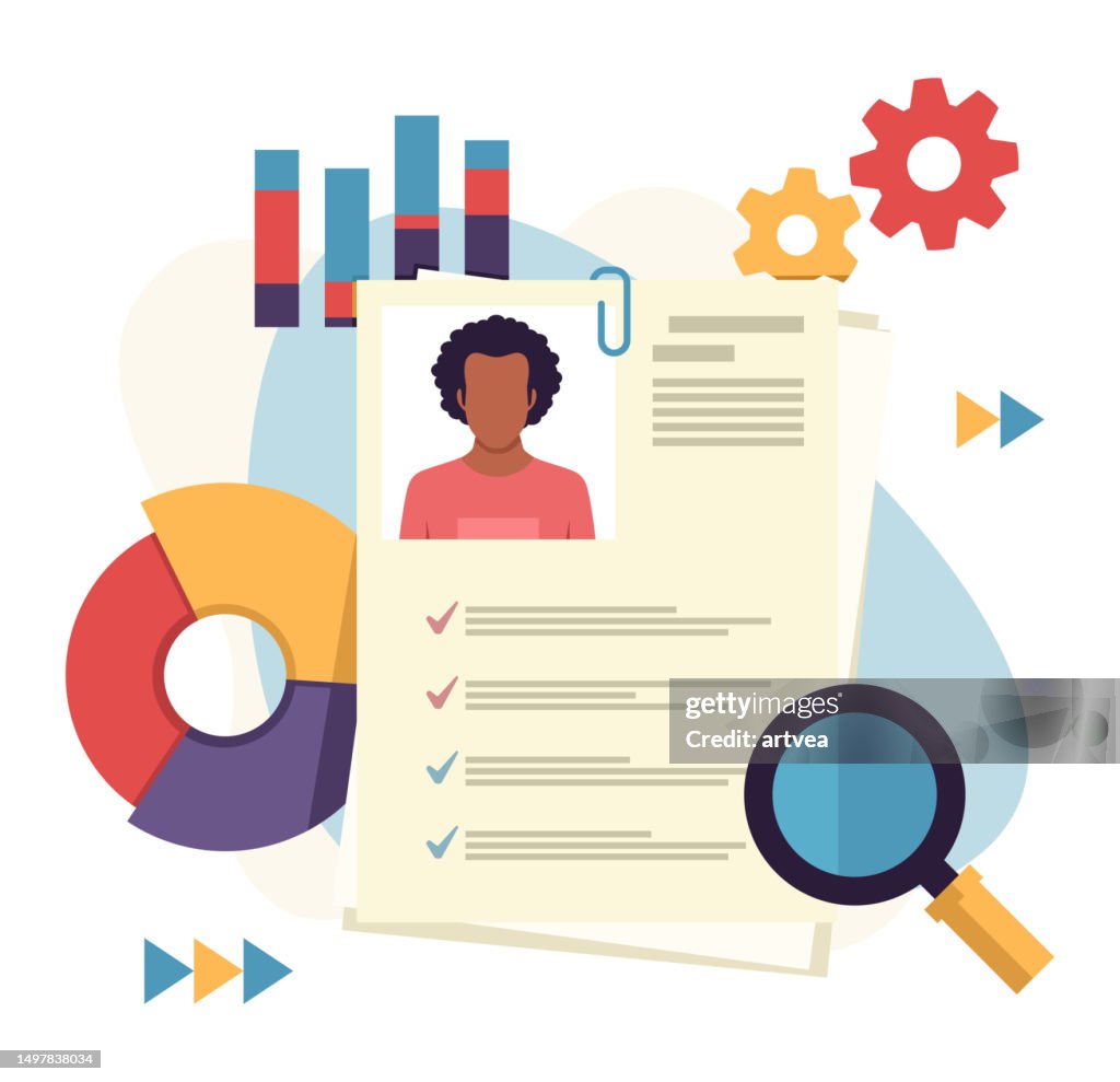 Busca do melhor candidato ou emprego, recursos humanos, head hunt.