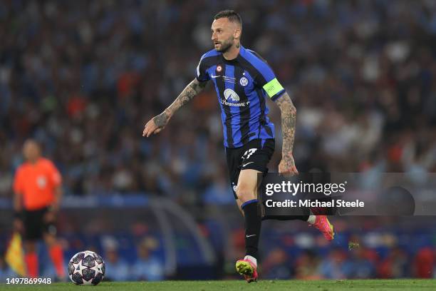 Marcelo Brozovic of Inter Milan during the UEFA Champions League 2022/23 final match between FC Internazionale and Manchester City FC at Ataturk...