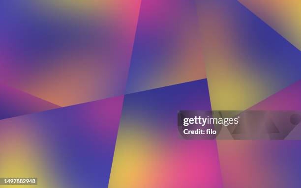 blur broken glass gradient modern background - cotton candy stock illustrations