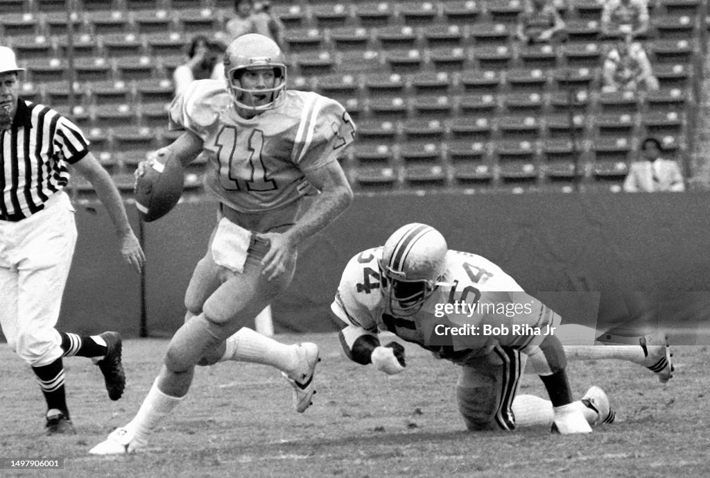 UCLA QB Rick Bayshore Game Action