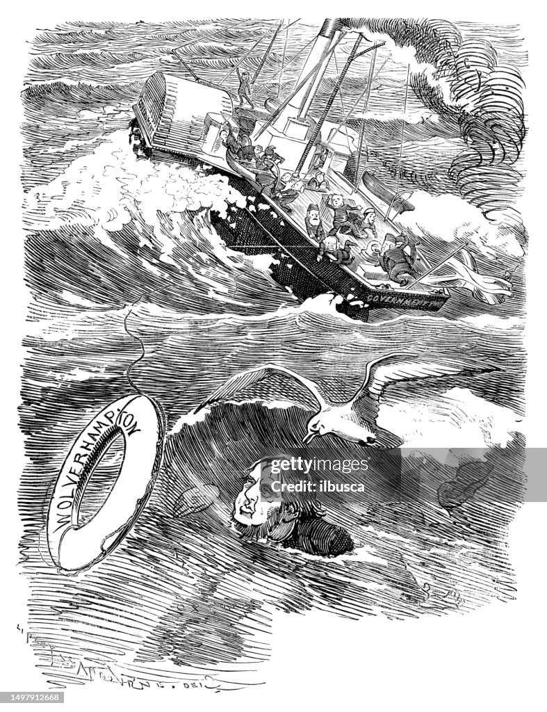British satire caricature comic cartoon illustration