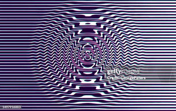 abstract ripples background with glitch technique - mercury metal stock illustrations