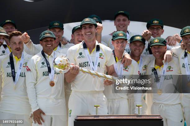 Of India of Australia during day five of the ICC World Test Championship Final between Australia and India at The Oval on June 11, 2023 in London,...