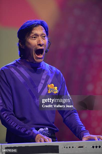 Jeff Fatt of The Wiggles performs at Fillmore Miami Beach on August 3, 2012 in Miami Beach, Florida.