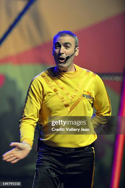 Greg Page of The Wiggles performs at Fillmore Miami Beach on August 3, 2012 in Miami Beach, Florida.