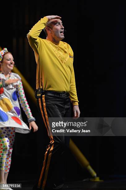 Greg Page of The Wiggles performs at Fillmore Miami Beach on August 3, 2012 in Miami Beach, Florida.
