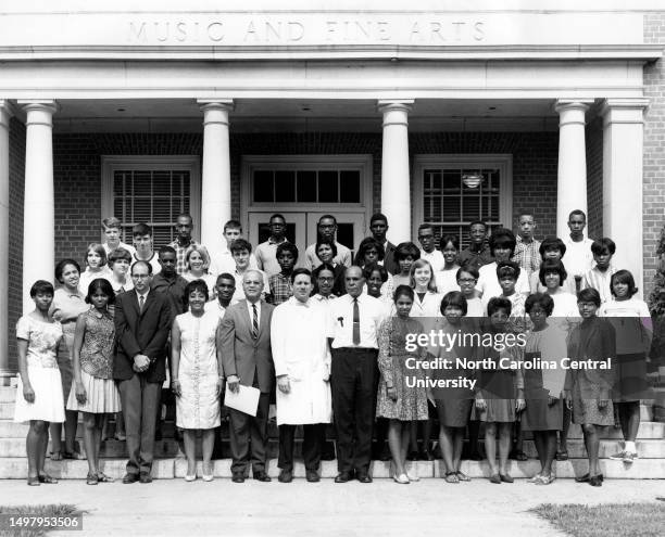 Attending the recent Principals-Supervisors Conference - at North Carolina College were these four principals, From left, they are J. E. Batts,...