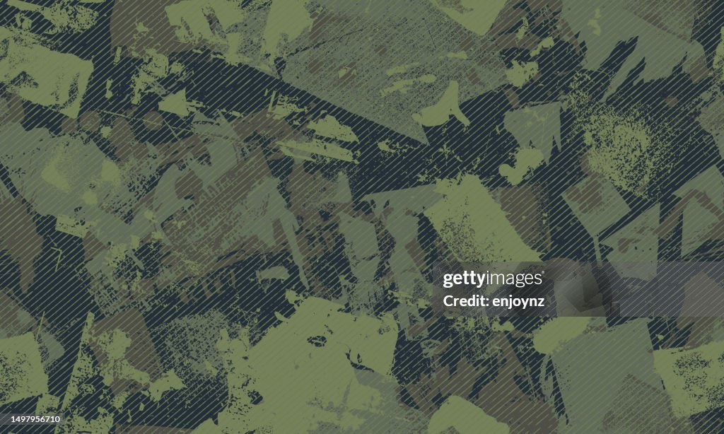 Seamless camo grunge textures wallpaper background