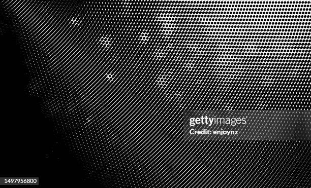 grunge black half tone textured vector - printing texture stock illustrations
