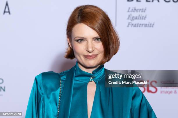 Elodie Frege attends the 6th "Action Enfance Fait Son Cinema" Ceremony At Le Grand Rex on June 12, 2023 in Paris, France.