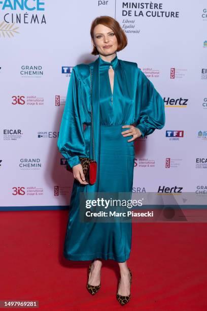 Elodie Frege attends the 6th "Action Enfance Fait Son Cinema" Ceremony At Le Grand Rex on June 12, 2023 in Paris, France.