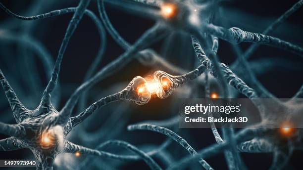 synapse - abstract concept - nerve cell stock pictures, royalty-free photos & images