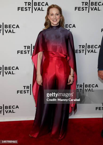 Laura Linney attends the "Miracle Club" Premiere during the 2023 Tribeca Festival at SVA Theatre on June 12, 2023 in New York City.