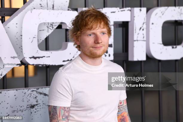 Ed Sheeran attends the Netflix's "Extraction 2" New York premiere at Jazz at Lincoln Center on June 12, 2023 in New York City.