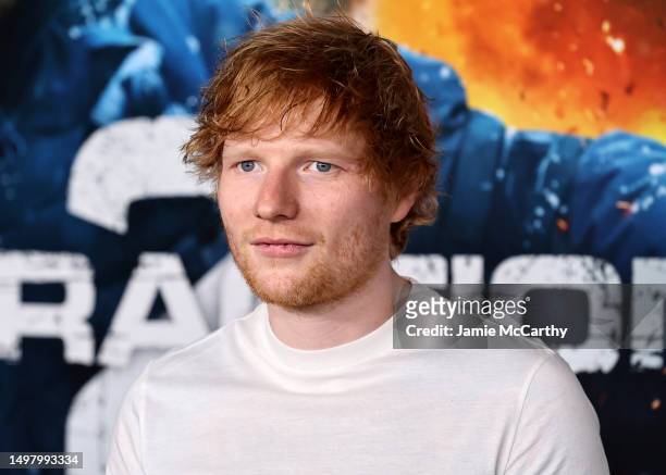 Ed Sheeran attends the Netflix's "Extraction 2" New York premiere at Jazz at Lincoln Center on June 12, 2023 in New York City.