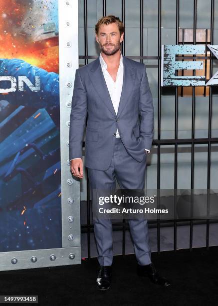 Chris Hemsworth attends the Netflix's "Extraction 2" New York premiere at Jazz at Lincoln Center on June 12, 2023 in New York City.