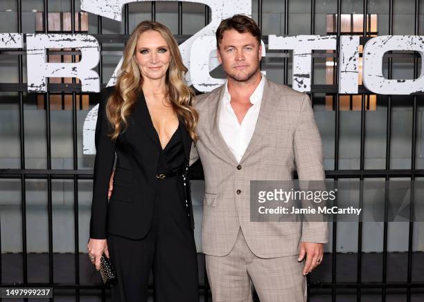 Samantha Hemsworth and Evan Hemsworth attends the Netflix's "Extraction 2" New York premiere at Jazz at Lincoln Center on June 12, 2023 in New York...