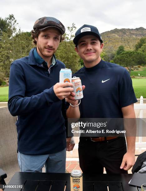 Jake Short and Bradley Steven Perry attend SAG-AFTRA Foundation's 13th Annual L.A. Golf Classic Benefiting Emergency Assistance Programs at North...