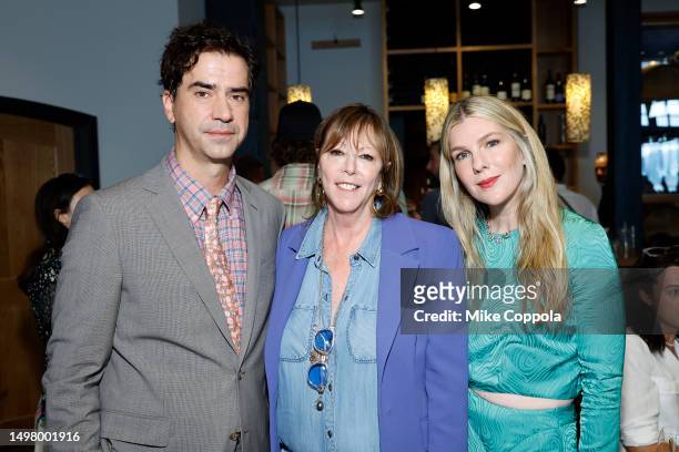 Hamish Linklater, Jane Rosenthal and Lily Rabe attend The Canva Director's Brunch at City Winery on June 12, 2023 in New York City.