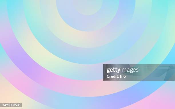 modern circle curve layered pastel background pattern - prayer circle stock illustrations