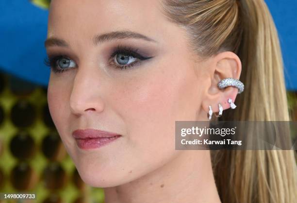 Jennifer Lawrence attends the "No Hard Feelings" UK Premiere at Odeon Luxe Leicester Square on June 12, 2023 in London, England.