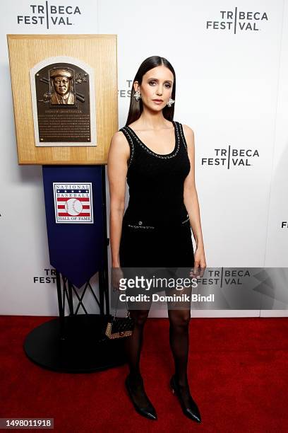 Nina Dobrev attends the "The League" premiere during the 2023 Tribeca Festival at Village East Cinema on June 12, 2023 in New York City.