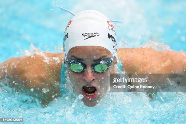 Kaylee McKeown of Australia competes in the Women's 200m Individual Medley during day one of the Australian 2023 World Swimming Championship Trials...