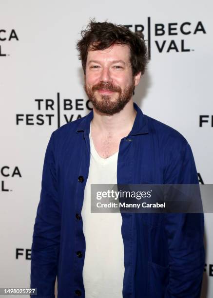 John Gallagher Jr. Attends the "I.S.S." premiere during the 2023 Tribeca Festival at SVA Theatre on June 12, 2023 in New York City.