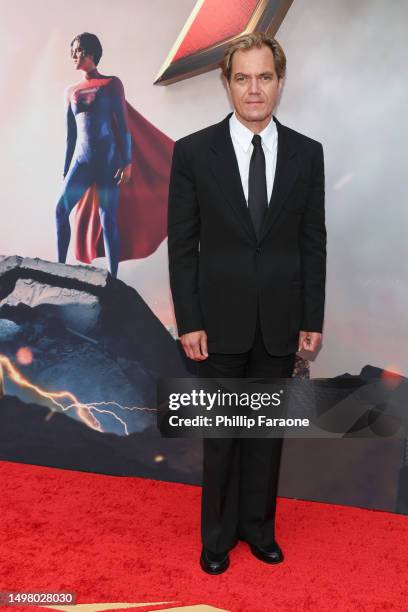 Michael Shannon attends the Los Angeles premiere of Warner Bros. "The Flash" at Ovation Hollywood on June 12, 2023 in Hollywood, California.