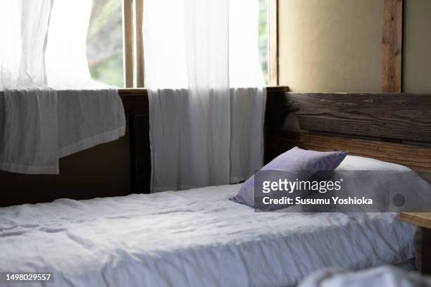 a woman staying at a resort inn on a southern island. - 鹿児島県 fotografías e imágenes de stock