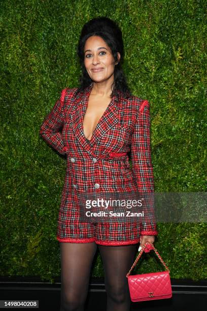 Tracee Ellis Ross , wearing CHANEL, attends CHANEL Tribeca Festival Artists Dinner at Balthazar on June 12, 2023 in New York City.