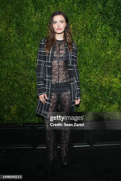 Phoebe Tonkin , wearing CHANEL, attends CHANEL Tribeca Festival Artists Dinner at Balthazar on June 12, 2023 in New York City.