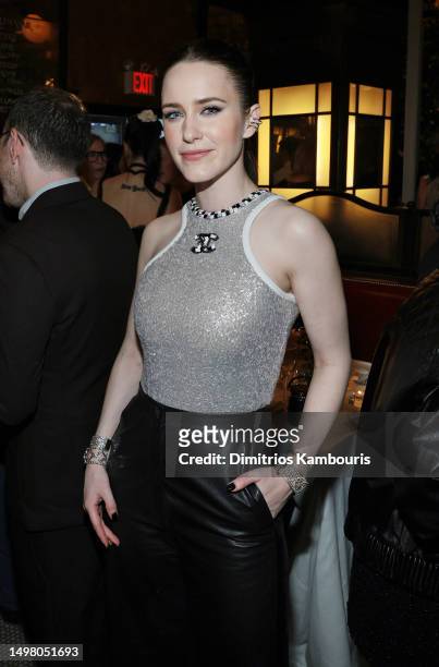 Rachel Brosnahan attends CHANEL Tribeca Festival Artists Dinner at Balthazar on June 12, 2023 in New York City.