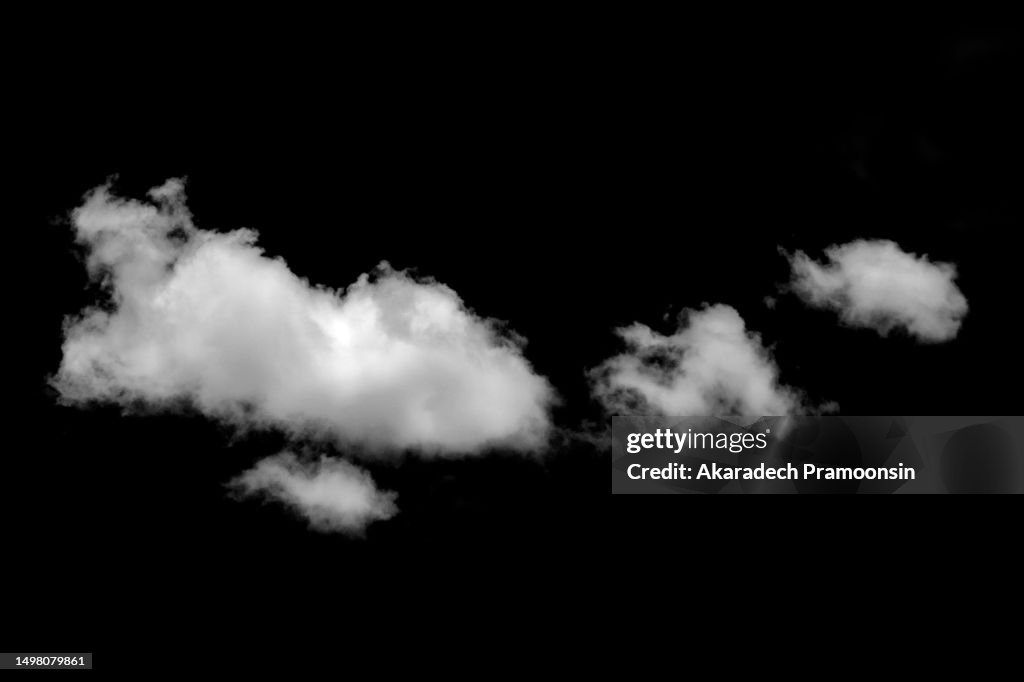 White cloud fog or smog for design