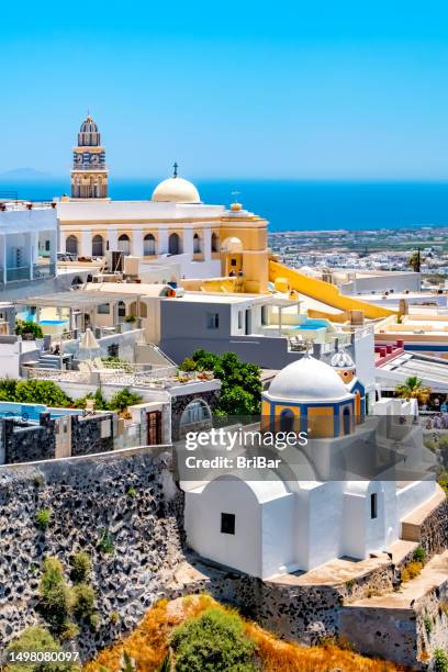 santorini island, greece - egeu meridional imagens e fotografias de stock