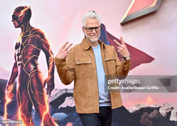 James Gunn attends the Los Angeles Premiere of Warner Bros. "The Flash" at Ovation Hollywood on June 12, 2023 in Hollywood, California.