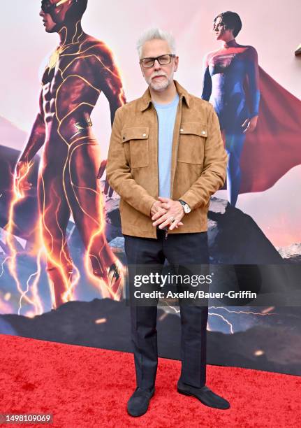 James Gunn attends the Los Angeles Premiere of Warner Bros. "The Flash" at Ovation Hollywood on June 12, 2023 in Hollywood, California.