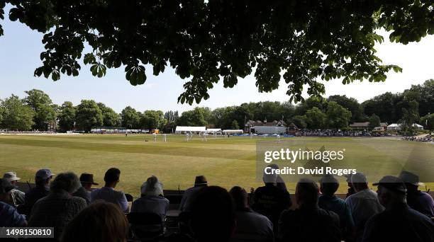 General view of Queen's Park during the LV= Insurance County Championship Division 2 match between Derbyshire and Yorkshire at Queen's Park on June...