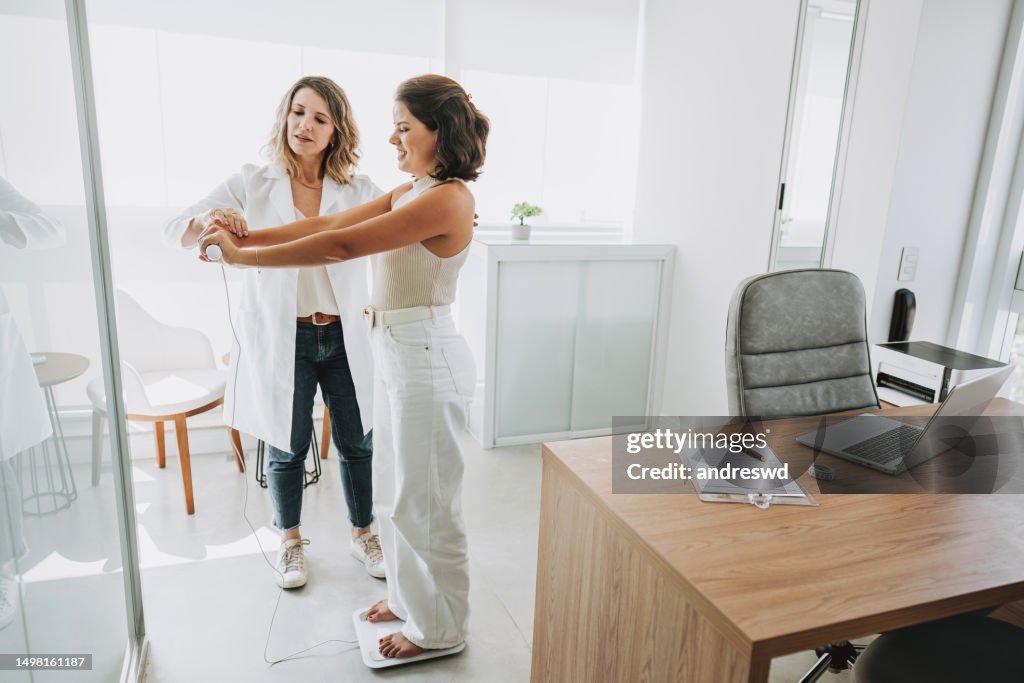 Body weight using bioimpedance from the bioimpedance scale bioimpedancia