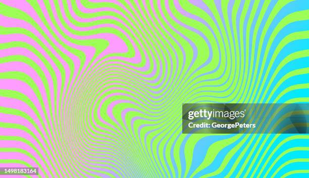 halftone pattern, abstract background of rippled, wavy lines - green marble pattern stock illustrations