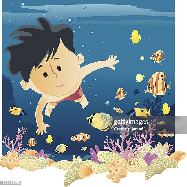 fish - explorer portrait stock illustrations