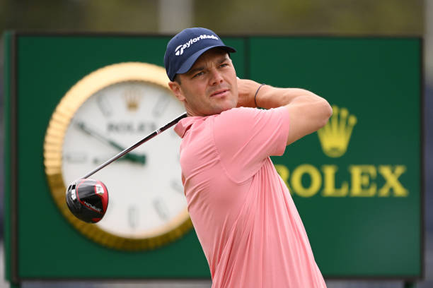 Martin Kaymer of Germany plays a shot during a practice round prior to the 123rd U.S. Open Championship at The Los Angeles Country Club on June 13,...