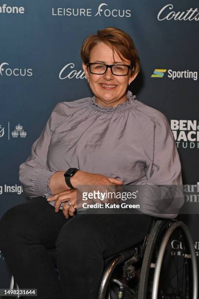 Tanni Grey-Thompson DBE attends the London premiere of "Game On: The Unstoppable Rise of Women's Sport" at Everyman Broadgate on June 13, 2023 in...