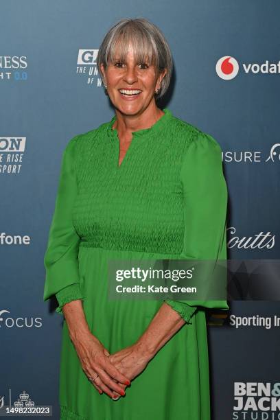 Director and Producer Sue Anstiss, MBE attends the London premiere of "Game On: The Unstoppable Rise of Women's Sport" at Everyman Broadgate on June...