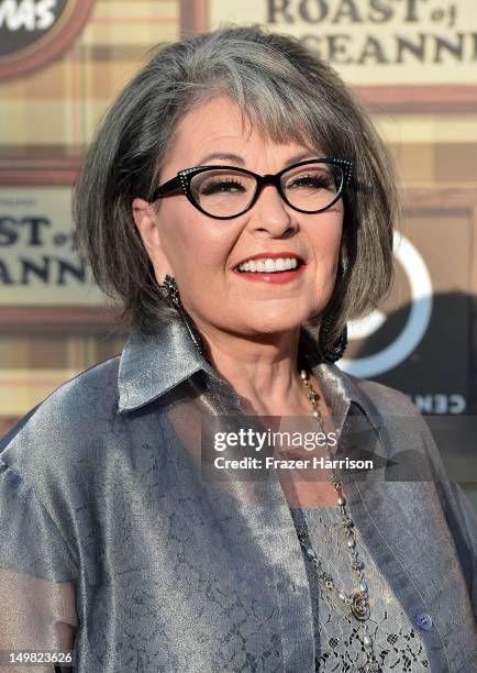 Actress/writer Roseanne Barr arrives at the Comedy Central Roast of Roseanne Barr at Hollywood Palladium on August 4, 2012 in Hollywood, California.