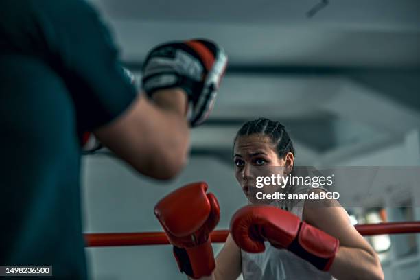 boxing - mma ring stock pictures, royalty-free photos & images