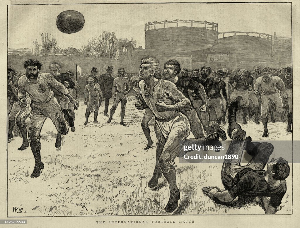 England Vs Scotland Football Match 24 February 1872 London England ...