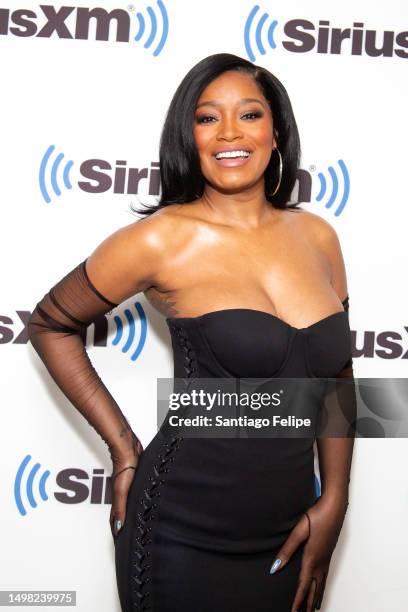 Keke Palmer visits SiriusXM Studios on June 13, 2023 in New York City.